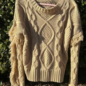 tan vintage sweater